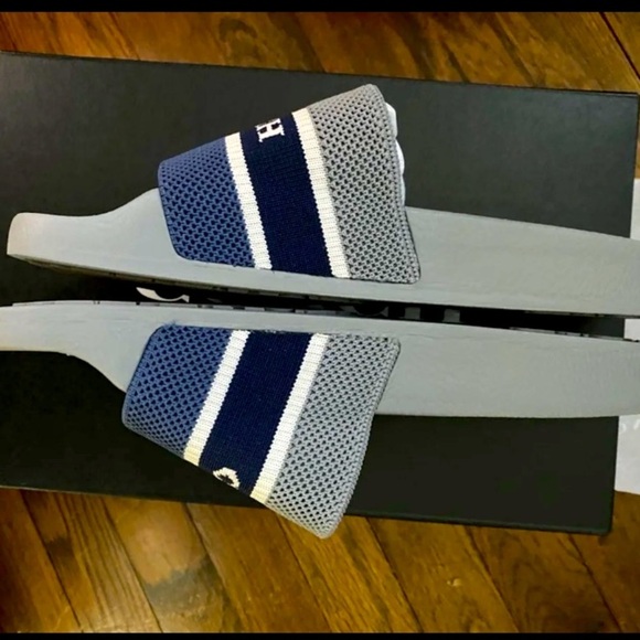 Coach Knit Slides Men’s size 7D New in box Grey - Picture 3 of 8